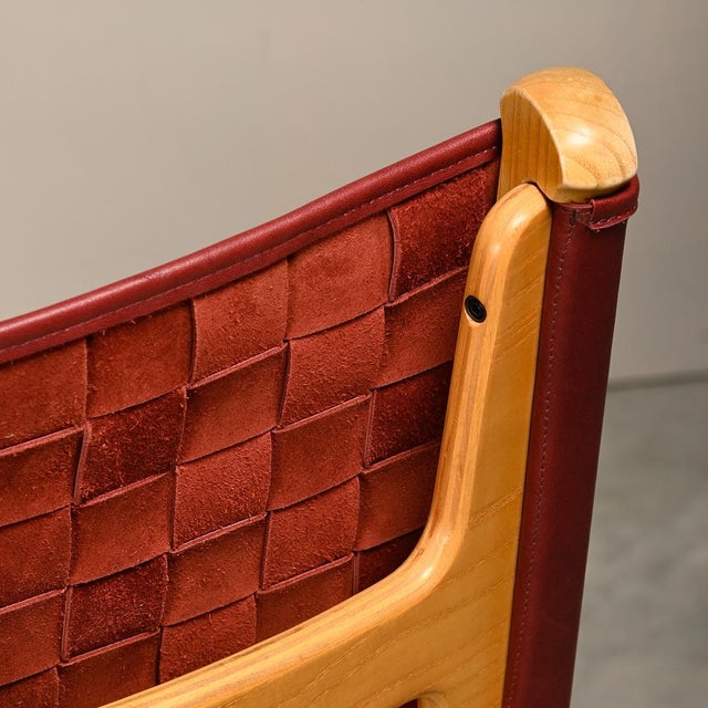 Heath Cantilever Dining Chairs in Ash and Leather by Ditte & Adrian for France & Søn / France & Daverkosen, 1970s, Set of 6 For Sale - Image 12 of 18