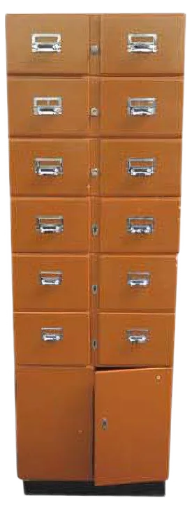 Industrial German Filing Cabinet, 1960s