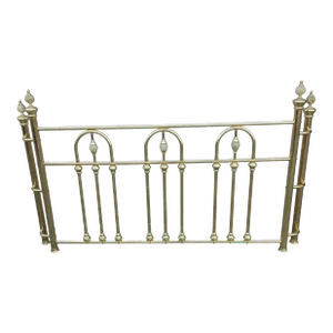 Wesley Allen of California King Size Brass Headboard and Footboard