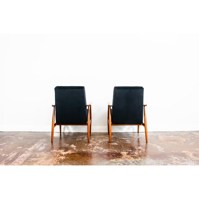 Vintage Lounge Chairs by H. Lis, Poland, 1970s, Set of 2 For Sale - Image 6 of 13