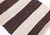 Textile Doris Leslie Blau Vintage Striped Ivory And Charcoal Hand-Knotted Wool Runner For Sale - Image 7 of 7