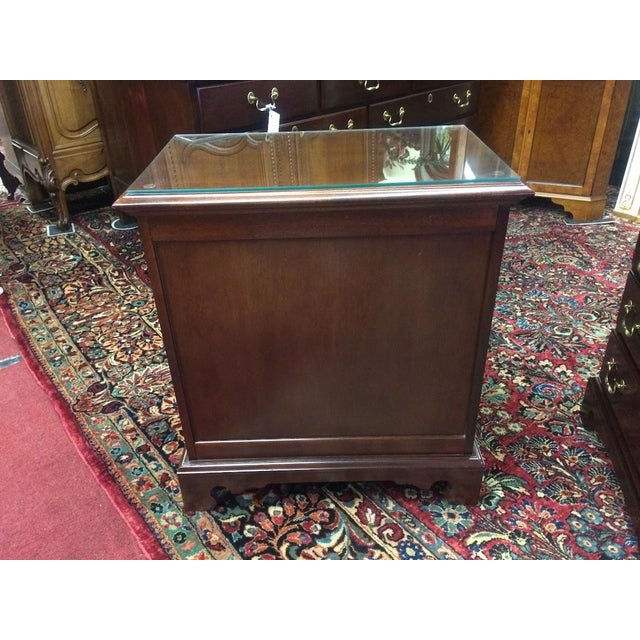 Vintage Nightstands, Mahogany Bedside Chests, Lexington Furniture, the Pair For Sale - Image 9 of 12