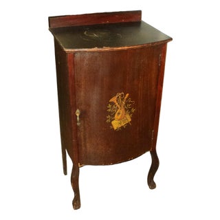 Antique Victorian Music Cabinet For Sale