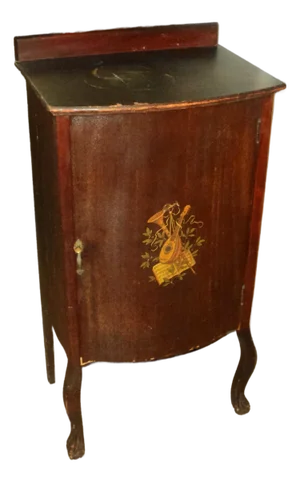 Antique Victorian Music Cabinet