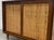 Mid Century Modern Caned Front Jr. Credenza | Small Storage Cabinet, C. 1950's For Sale - Image 10 of 12