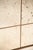Metal Window-Cut Mirror with Brass Frame and Antique Glass For Sale - Image 7 of 9