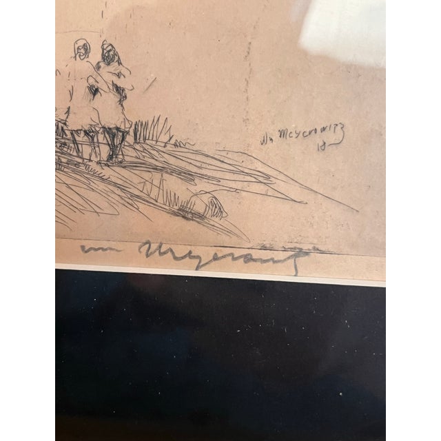 William Meyerowitz Signed Etching & Drypoint “The Willows,” Circa 1920 For Sale - Image 9 of 10