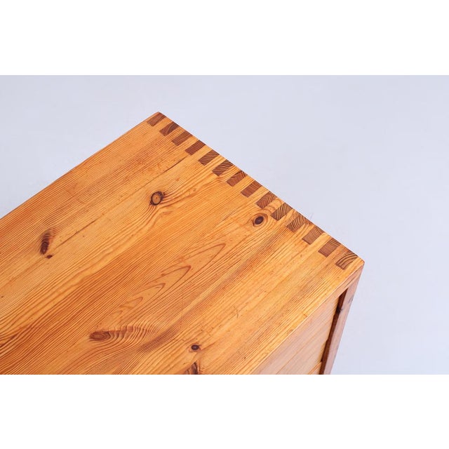 Small Sideboard in Pinewood by Ate Van Apeldoorn for Houtwerk Hattem, 1960s For Sale - Image 11 of 17