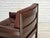 Vintage Scandinavian Armchair in Furniture Leather and Beech, 1970s For Sale - Image 17 of 18