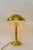Big Historistic Table lamp vienna around 1890s Brass polished and stove enameled The glass sticks are replaced European...