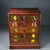 Vintage Rosewood 5-Drawer Chest With Mother-of-Pearl Eight Treasures Inlay For Sale In Los Angeles - Image 6 of 9