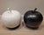 Apples in Black and White Ceramic, Italy, 1970s, Set of 2 For Sale - Image 6 of 18