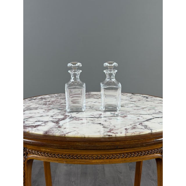 20th Century Crystal Carafes from Baccarat, Set of 2 For Sale - Image 10 of 10