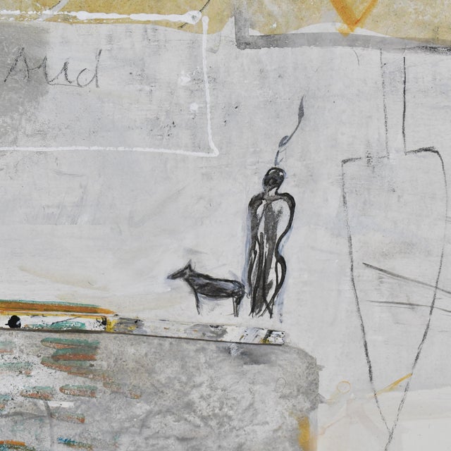 Late 20th Century Alban Alleegro Abstract Painting For Sale - Image 4 of 6