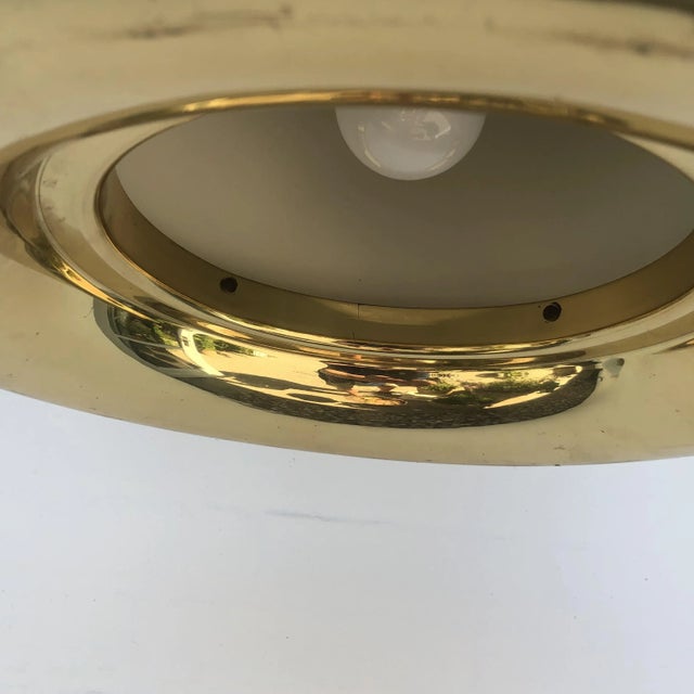 Gold Scandinavian Pendant Lamp by Hans-Agne Jakobsson for Markaryd, 1960s For Sale - Image 8 of 14