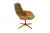1960s Vintage Mid Century Plycraft Walnut George Mulhauser Lounge Chair— Mrs. Chair — Olive Bouclé For Sale - Image 5 of 13