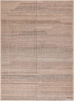 Nazmiyal Collection Earthy Tone Contemporary Central Asian Area Rug