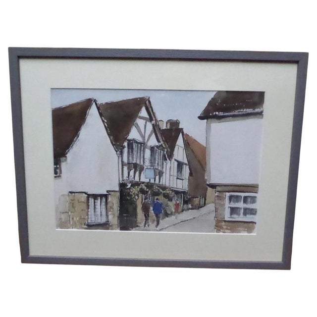 Ronald Birch, Angel Inn, 1978, Watercolour on Paper, Framed For Sale - Image 14 of 14
