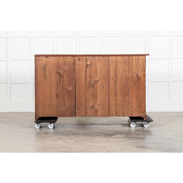 Large 19th Century English Mahogany Haberdashery Drawers, 1890s For Sale - Image 17 of 18