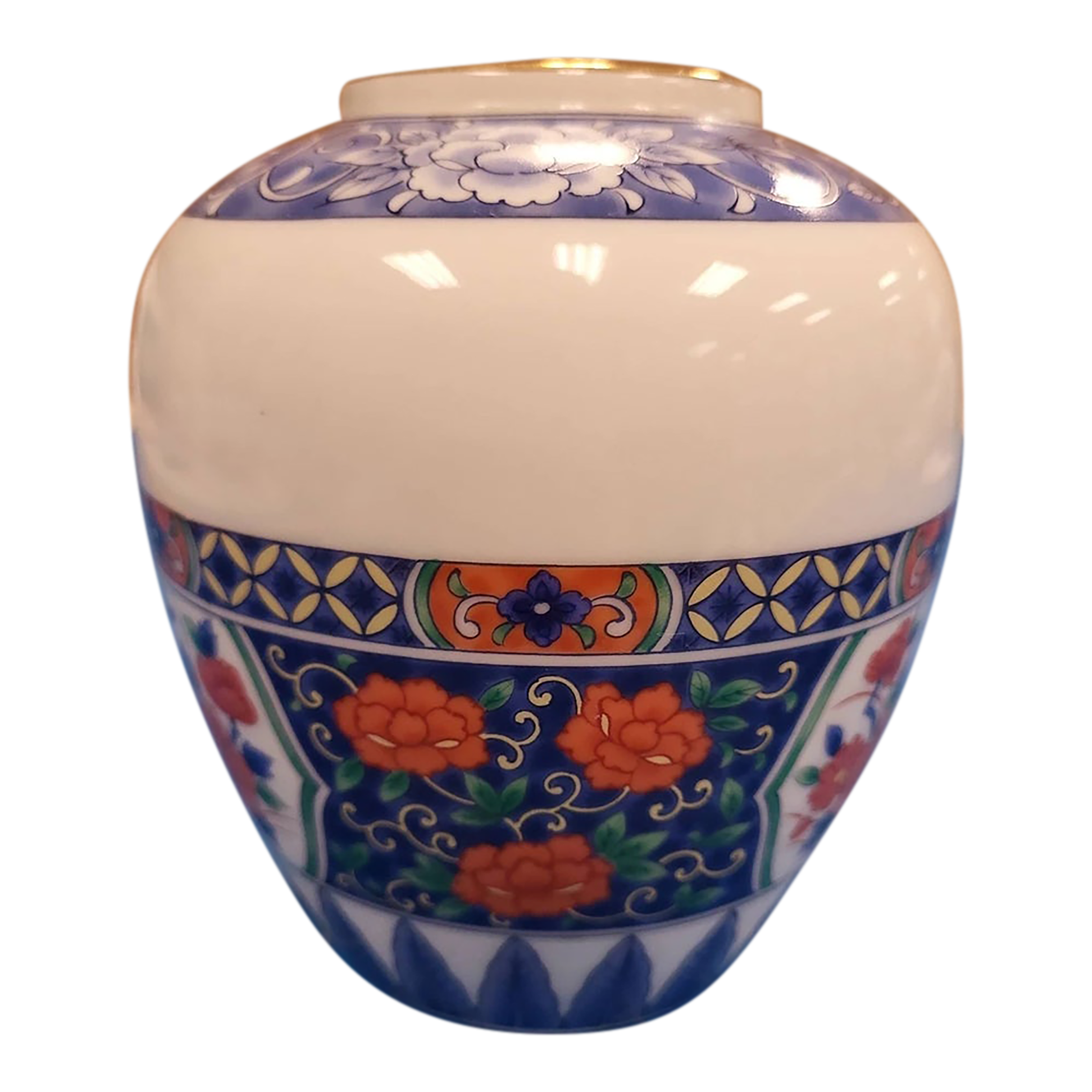 Vintage Tiffany & Co Floral Design Porcelain Japan Vase | Chairish