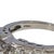 Estate Princess Cut Accented Platinum Engagement Ring CZ Center. This estate platinum engagement ring features a stair-...