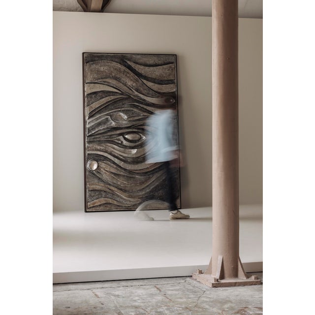 Brutalist Large Brutalist Fiberglass Artwork, 1960s For Sale - Image 3 of 18