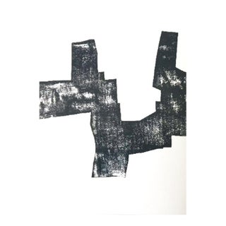 Chillida Lithograph DM03b174L Derriere Le Miroir 1968 For Sale