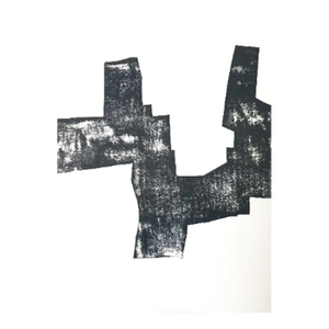 Chillida Lithograph DM03b174L Derriere Le Miroir 1968