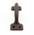 Vintage 4 In. Black Cast Iron Bridge Drawer Pull For Sale - Image 4 of 5