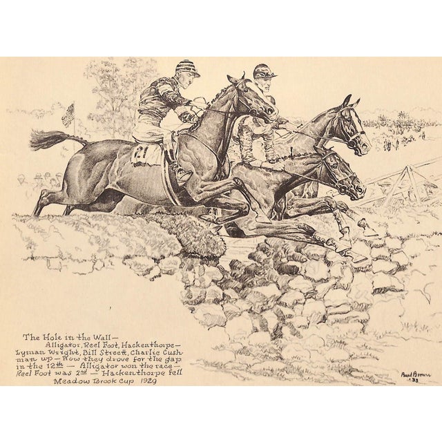 Art Sz: 9 1/2"H x 12 1/2"W 1933 Proof Plate for 'Spills and Thrills' Published by Charles Scribner's Sons New York 1933