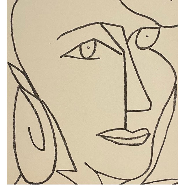 Rare vintage limited edition Stone Lithograph printed at Mourlot in Paris. this is from a signed and numbered portfolio...