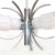 This model Explosion chandelier features a steel structure and three Murano glass shades that are opaline and become...