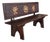 20th Century Spanish Renaissance Carved Walnut Bench Banquette "Escaño" For Sale