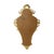 Gold Baroque Style Gilt Crested Mirror, 1950s For Sale - Image 8 of 15