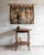 This tapestry, featuring a historical world map in the style of Gerardus Mercator (16th century), was produced in the...
