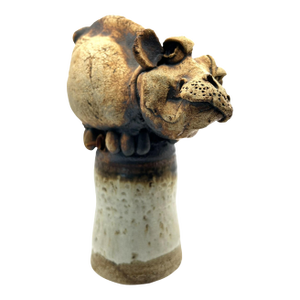 Stoneware Cow Bell by Todd Warner Dated 1970s