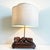 Asian Asian Carved Wood Dragon Roof Tile Lamp & Shade For Sale - Image 3 of 15