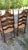 Vintage Rush Ladderback Kitchen Dining Room Chairs For Sale - Image 9 of 9