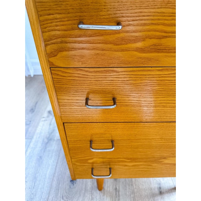 Mid-Century Modern Chest of Drawers in Ash, Czechoslovakia, 1960s For Sale - Image 15 of 18