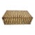 Vintage Brass Faux Bamboo Trinket Box For Sale
