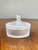 Elegant and unmistakably French, this vintage Lalique covered powder box features one of the firm’s most graceful figural...