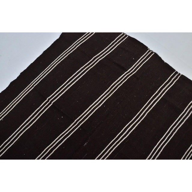 Organic Vintage Kilim Rug For Sale - Image 9 of 9