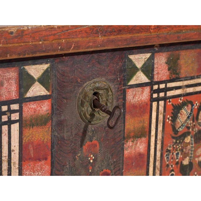 Tyrolean Bench-Trunk by Amaru, 1906 For Sale - Image 3 of 12