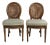 Pair of Vintage Louis XVI Style Italian Cane Back Side Chairs For Sale