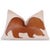 Luxury Genuine Cowhide Bear Throw Pillow 16x24 | Handmade Hair-on-Hide Leather Designer Lumbar Cushion For Sale - Image 9 of 10