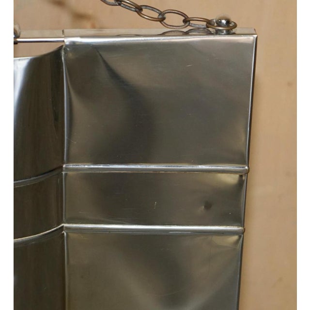 Art Deco Polished Chrome Fire Guard Screen with Bear on Top, 1920s For Sale - Image 9 of 18