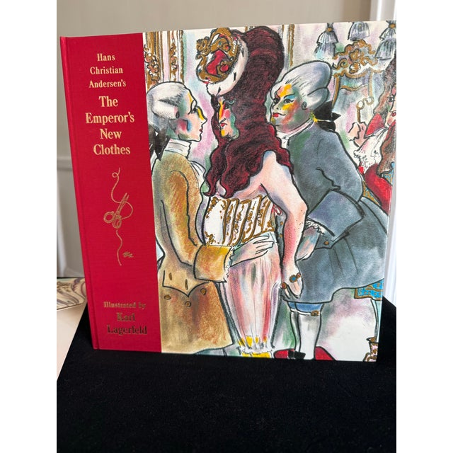 A very rare collectors edition of the Karl Lagerfeld Illustrated Book – The Emperor’s New Clothes (1992 First Edition) w/...