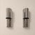 Pair of Italian wall lamps from the 1970s designed by Edera Radici and produced by SAGIM, crafted from curved steel. The...