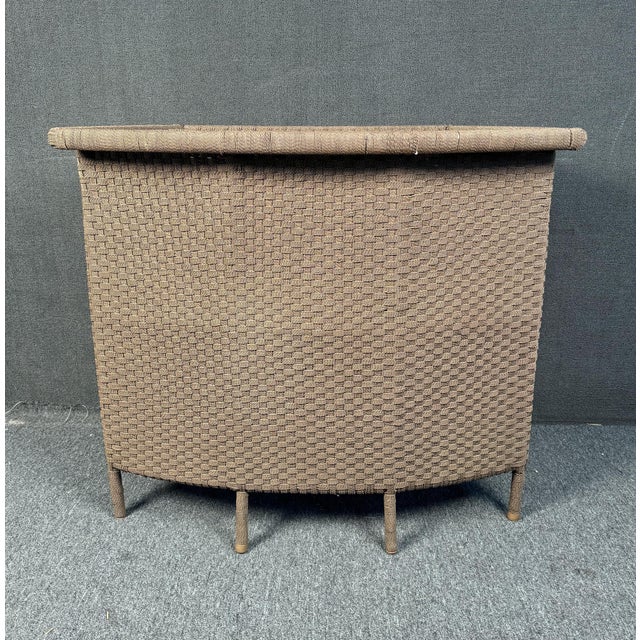 Woven Outdoor Bar Set For Sale - Image 4 of 12