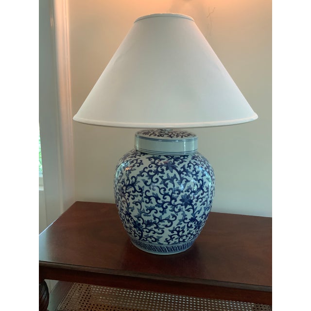 Ralph Lauren Mandarin Floral Porcelain Table Lamp | Chairish